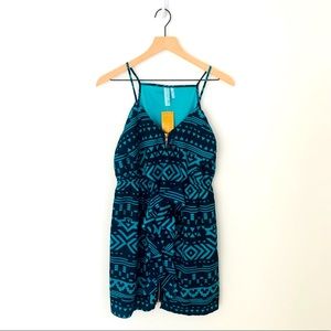 Francesca’s Strappy Dress With Ruffle and Zipper